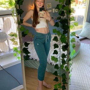 Green Capri sweats